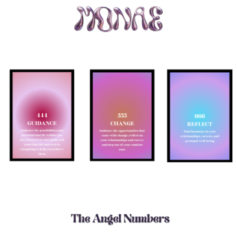 Second Life Marketplace - MONAE - Angel Number Poster (666) (Add)